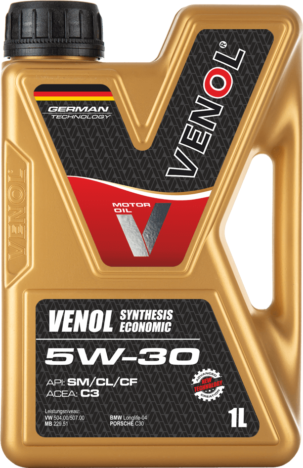 OLEJ_SILNIKOWY VENOL SYNTHESIS ECONOMIC SM SL CF 5W30_1L